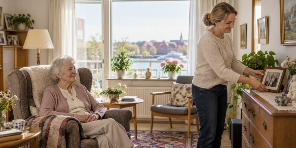 Flytning af en ældre med demens – sådan skaber I mest mulig tryghed